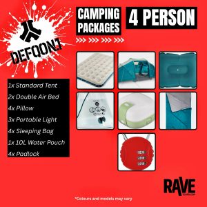Defqon 1 - 4 Person Camping Package